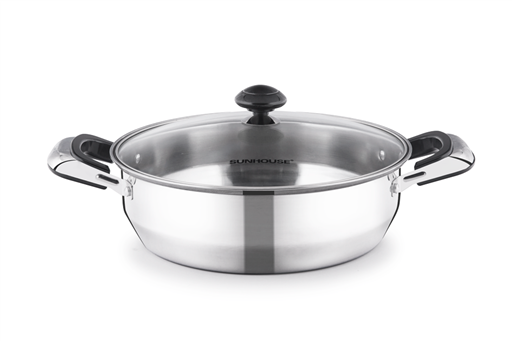 Nồi lẩu inox 1 đáy SUNHOUSE