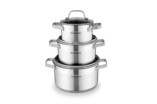 Bộ nồi inox 5 đáy SUNHOUSE