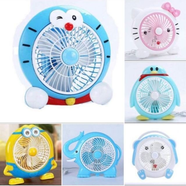 Quạt để bàn hình thú mini