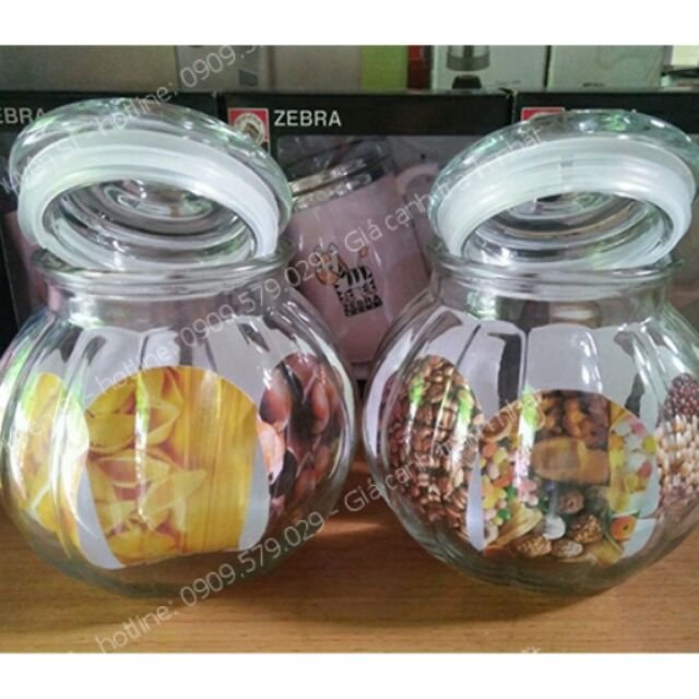 Lọ thủy tinh 1186 (750ml) (Cái)