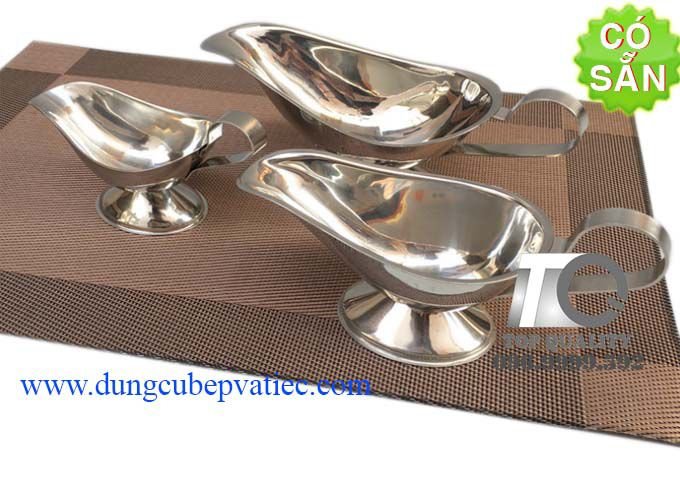 Ly thuyền inox rót sốt